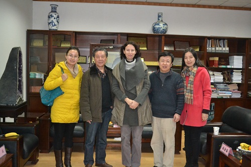 法国驻武汉领事馆教育主管Isabelle DEDUN女士首次拜访我院